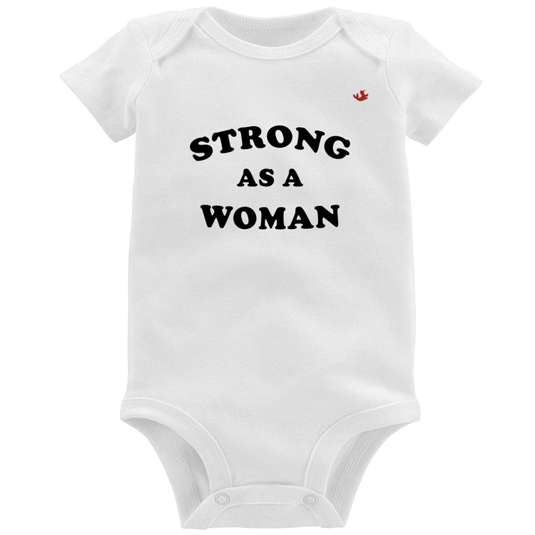 Body Bebê Strong as a woman