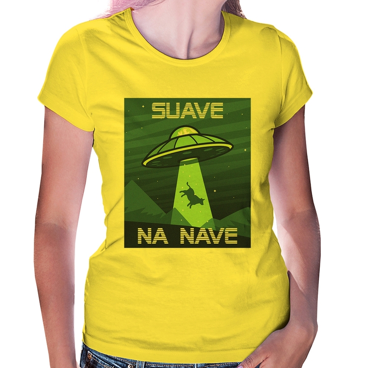 Baby Look Suave na nave - Amarela