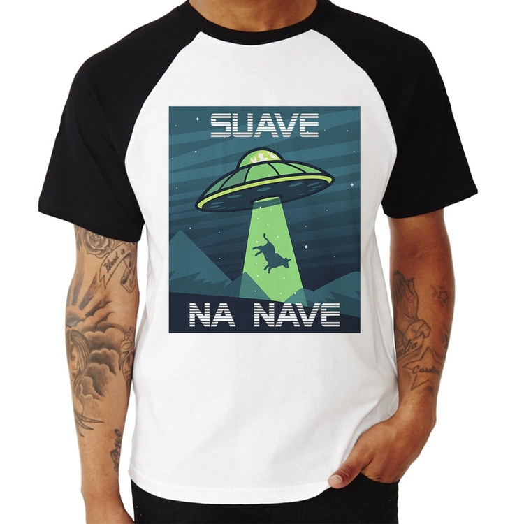 Camiseta Raglan Suave na nave