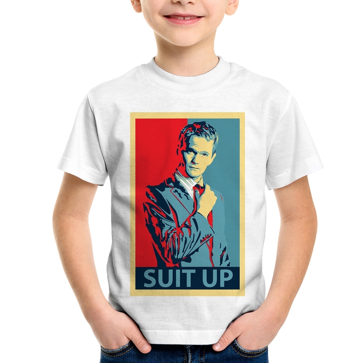 Camiseta Infantil Suit Up Barney Stinson