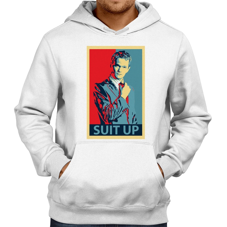Moletom Suit Up Barney Stinson - Branco