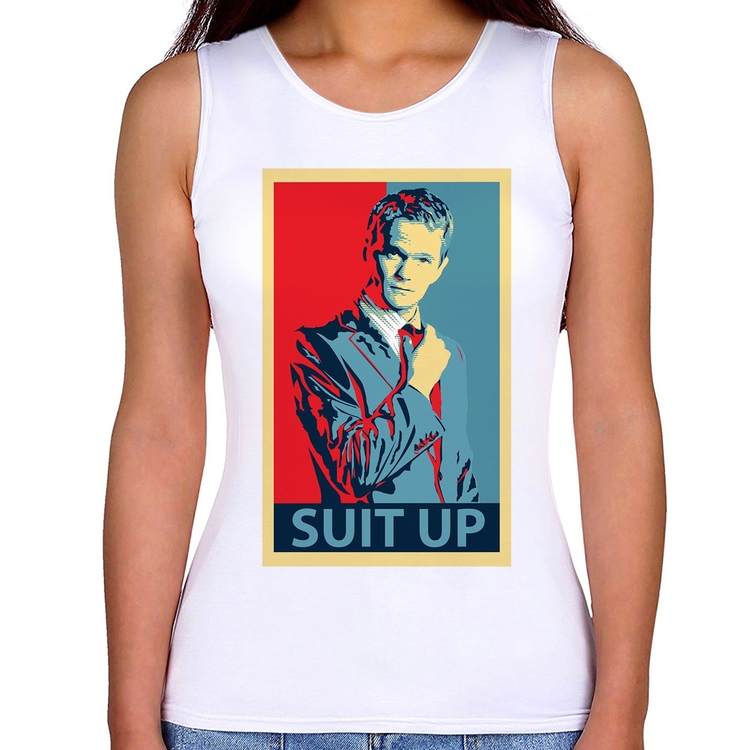 Regata Feminina Suit Up Barney Stinson