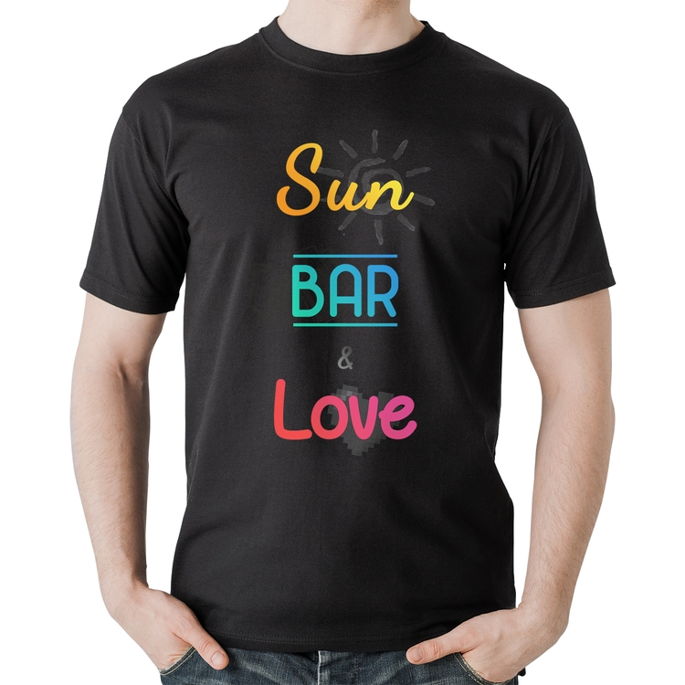 Camiseta Algodão Sun Bar & Love