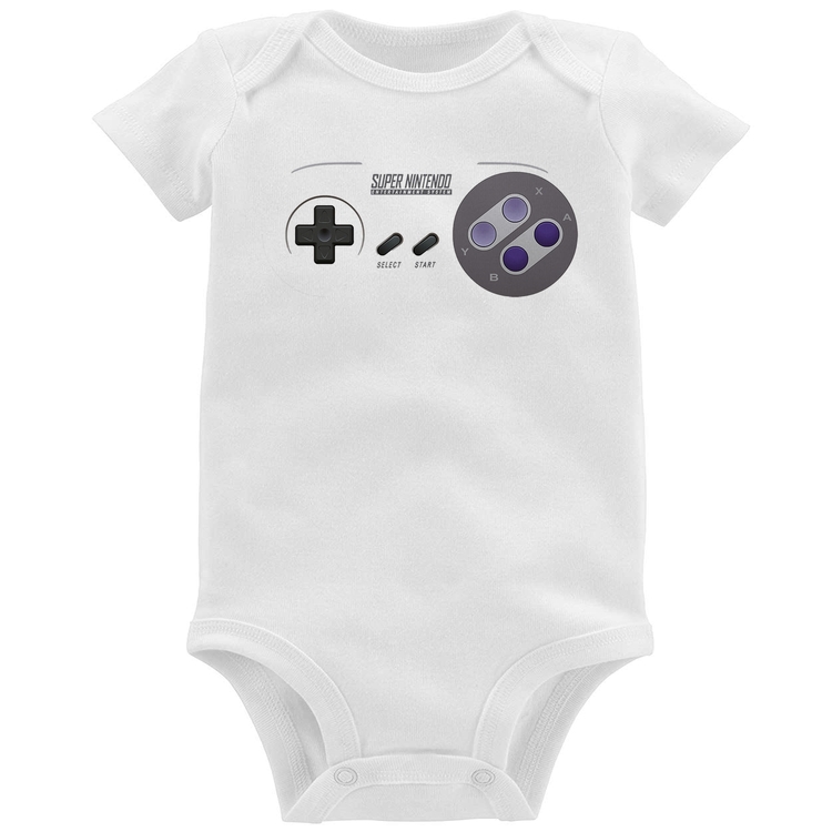 Body Bebê Super Nintendo SNES Gamepad