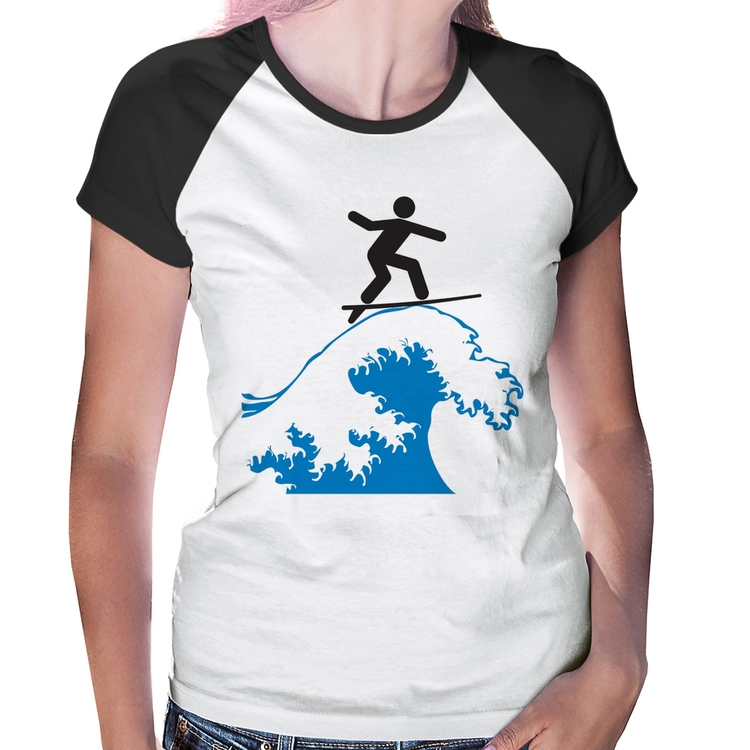 Baby Look Raglan Surfista