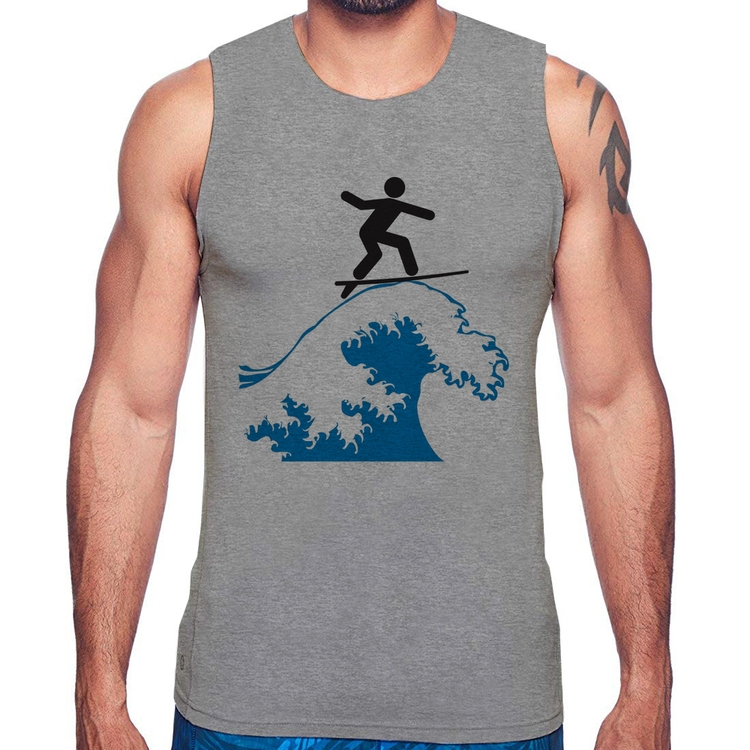 Regata Surfista - Cinza