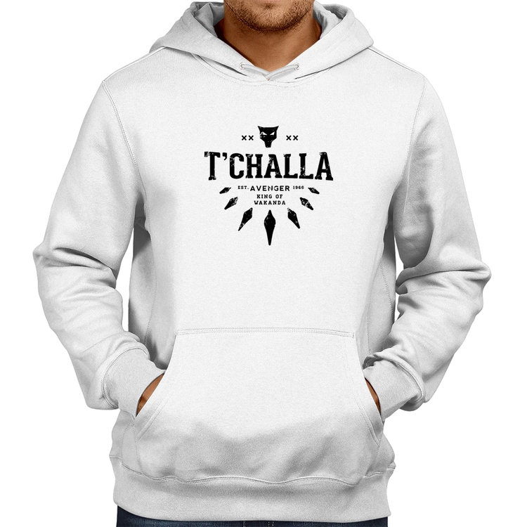 Moletom T'Challa King of Wakanda - Branco