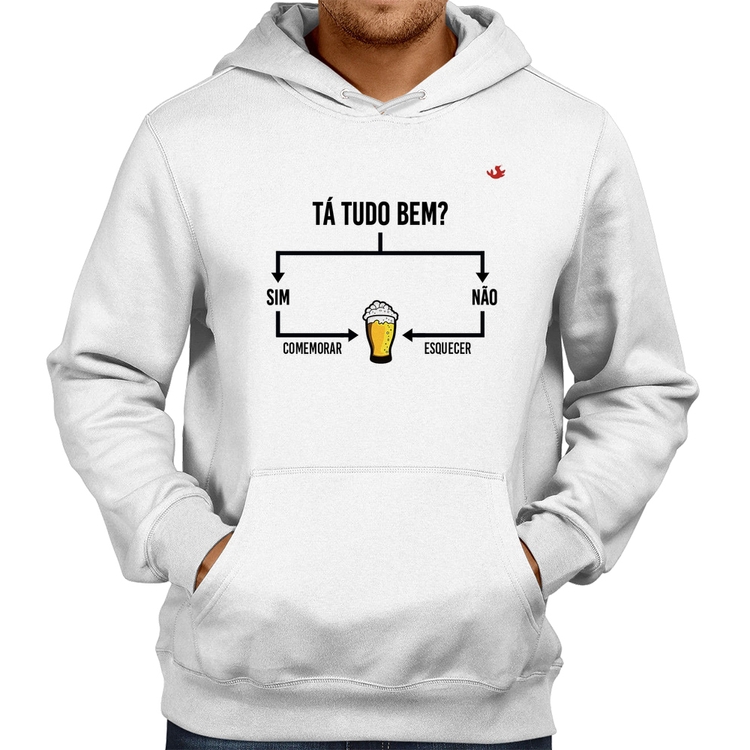 Moletom Tá tudo bem? - Branco