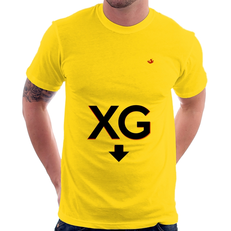 Camiseta Tamanho XG - Amarela