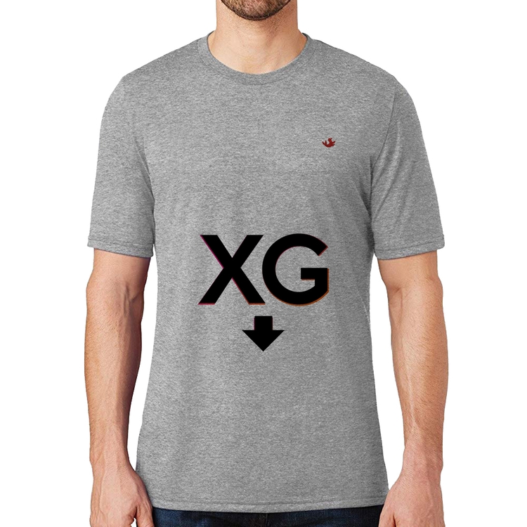 Camiseta Tamanho XG - Cinza