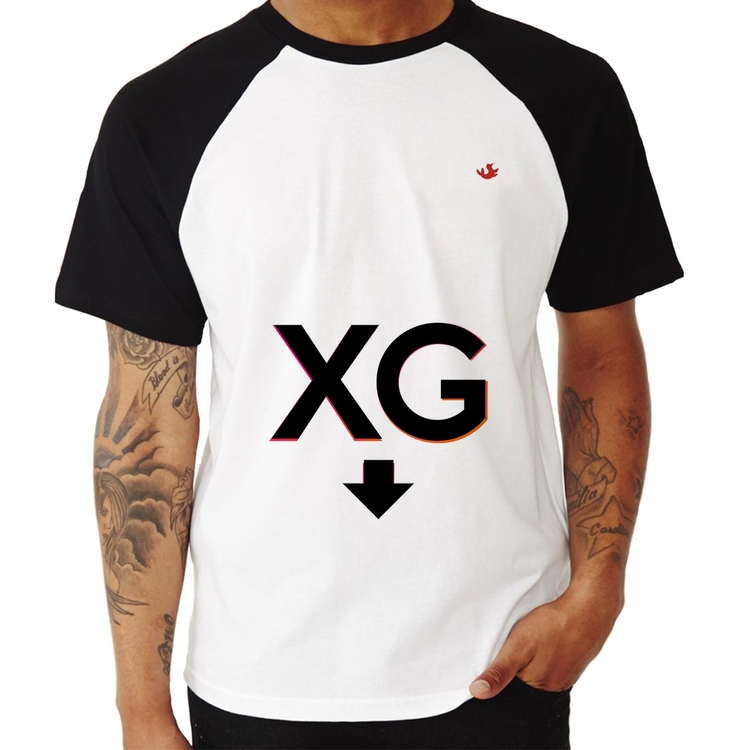 Camiseta Raglan Tamanho XG