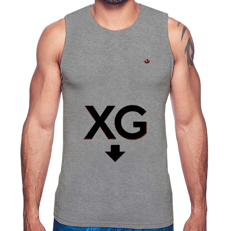 Regata Tamanho XG - Cinza