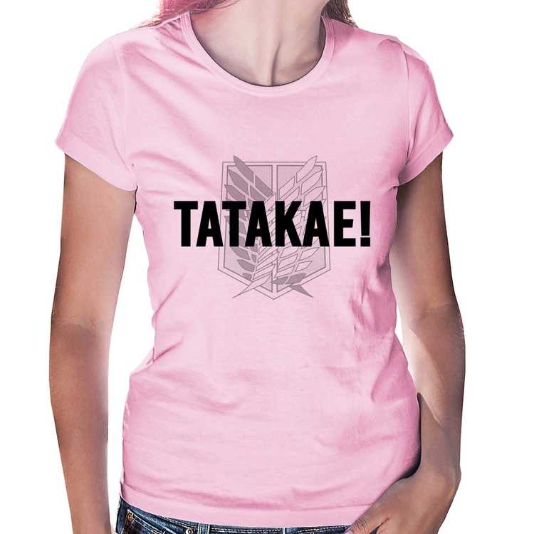 Baby Look Tatakae! - Rosa Bebê