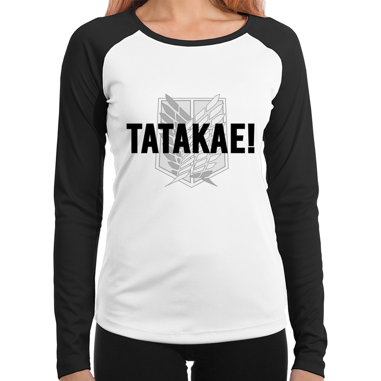 Baby Look Raglan Tatakae! Manga Longa