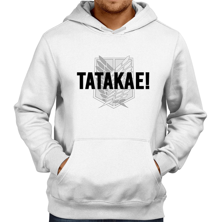 Moletom Tatakae! - Branco