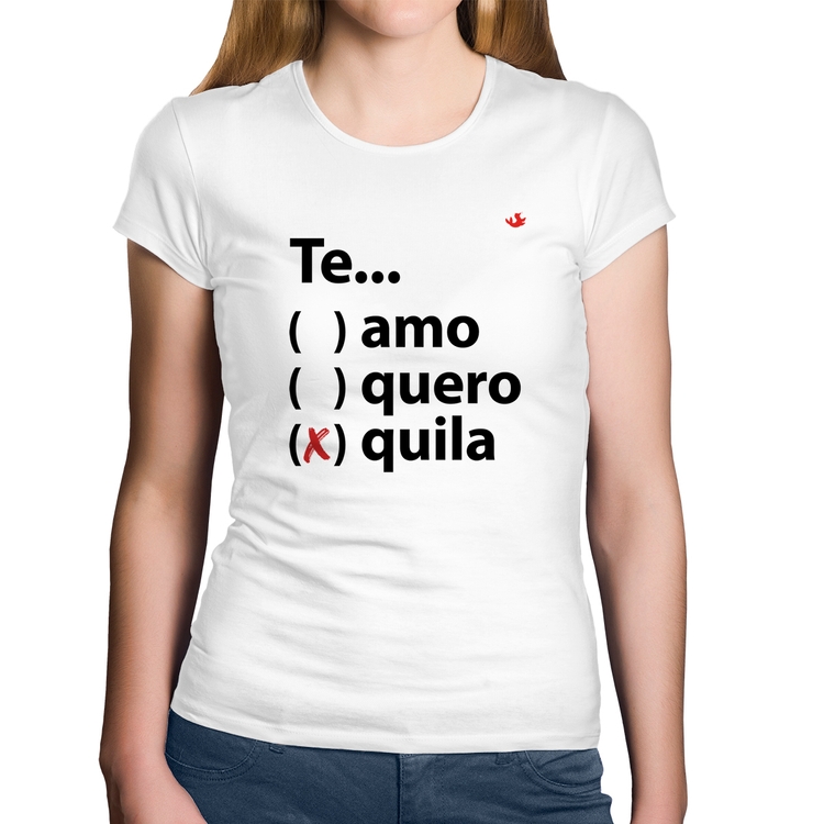 Baby Look Algodão Te... quila - Branca