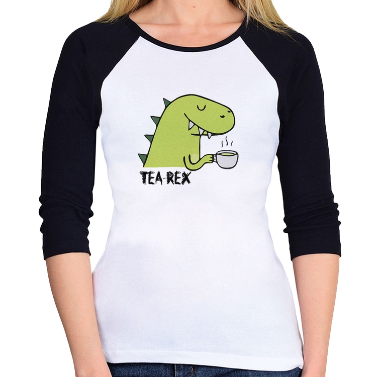 Baby Look Raglan Tea-Rex Manga 3/4