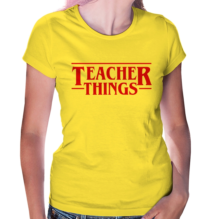 Baby Look Teacher Things - Amarela