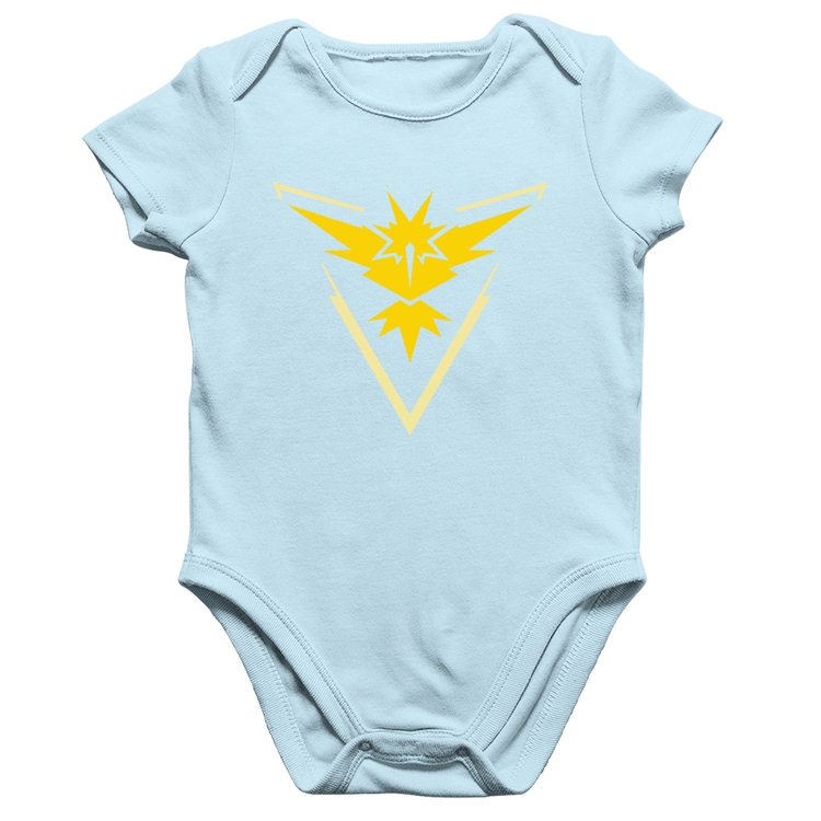 Body Bebê Algodão Team Instinct - Azul Bebê