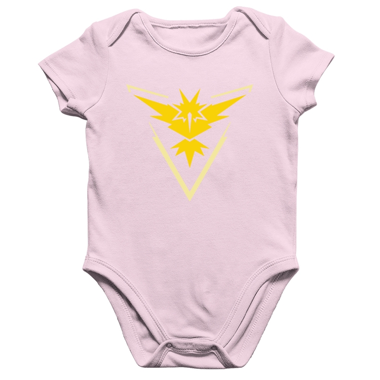 Body Bebê Algodão Team Instinct - Rosa Bebê