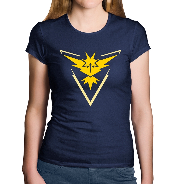 Baby Look Algodão Team Instinct - Marinho