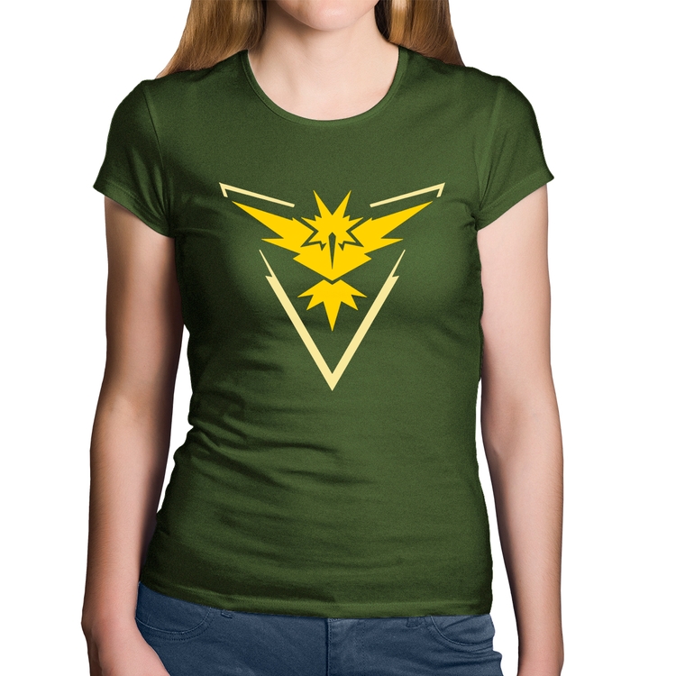 Baby Look Algodão Team Instinct - Musgo