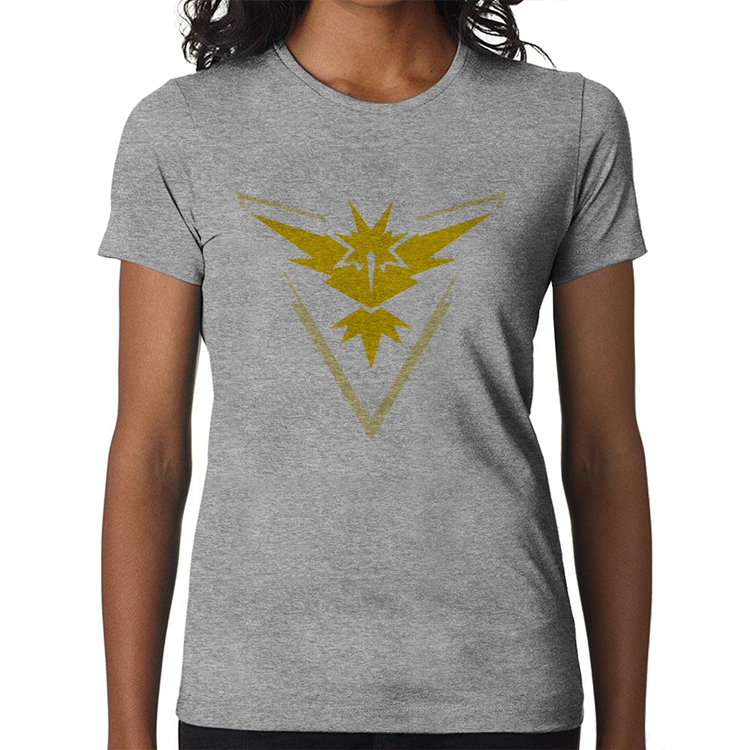 Baby Look Team Instinct - Cinza