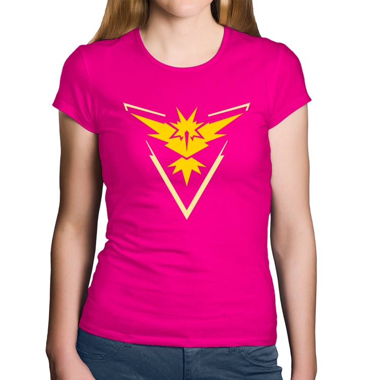 Baby Look Algodão Team Instinct - Rosa