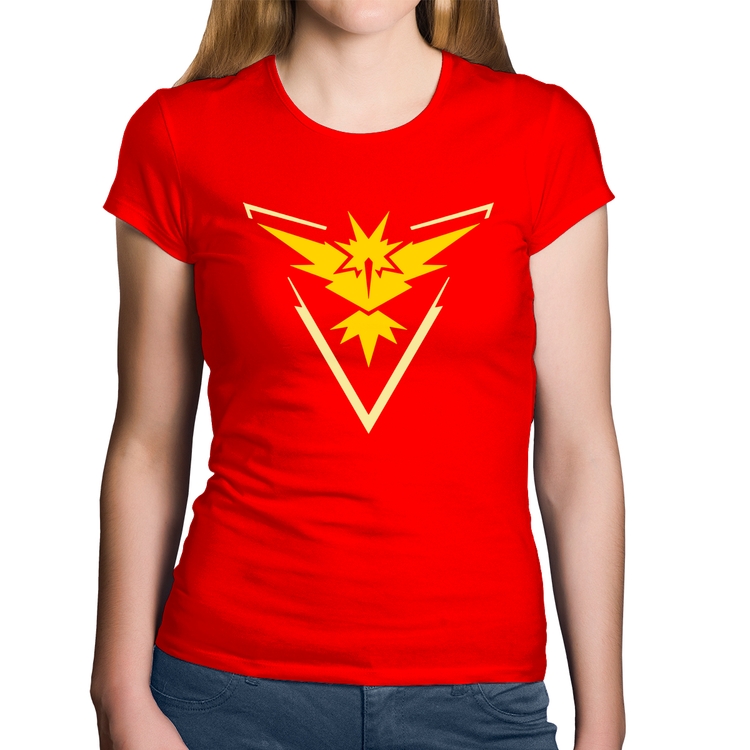 Baby Look Algodão Team Instinct - Vermelha