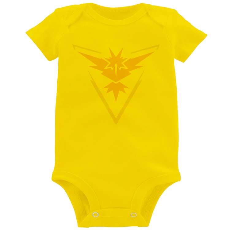 Body Bebê Team Instinct - Amarelo