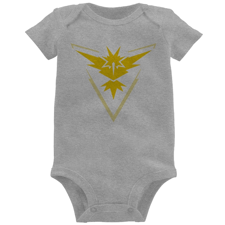 Body Bebê Team Instinct - Cinza