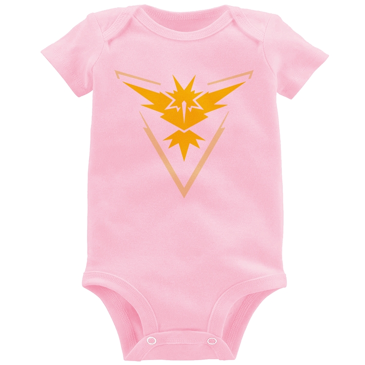 Body Bebê Team Instinct - Rosa Bebê