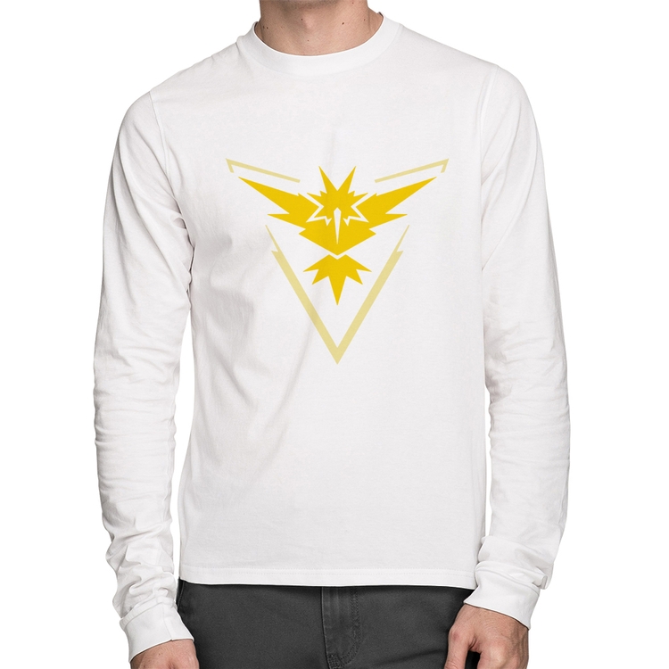 Camiseta Algodão Team Instinct Manga Longa - Branca