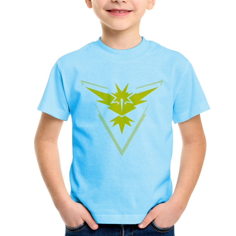 Camiseta Infantil Team Instinct - Azul Bebê