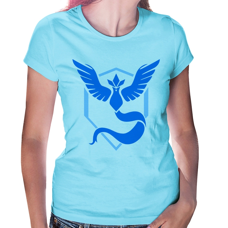 Baby Look Team Mystic - Azul Bebê