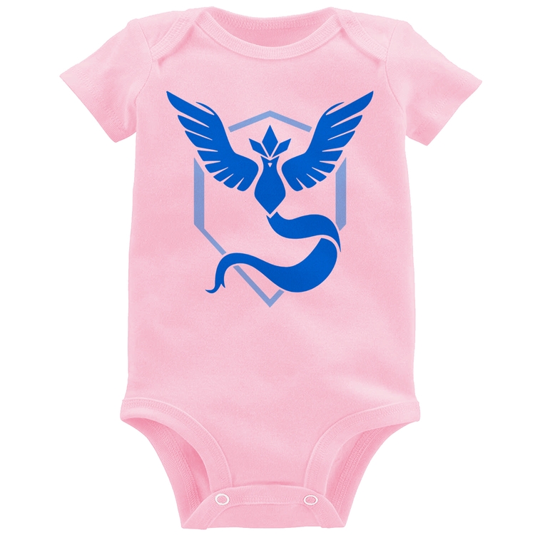 Body Bebê Team Mystic - Rosa Bebê