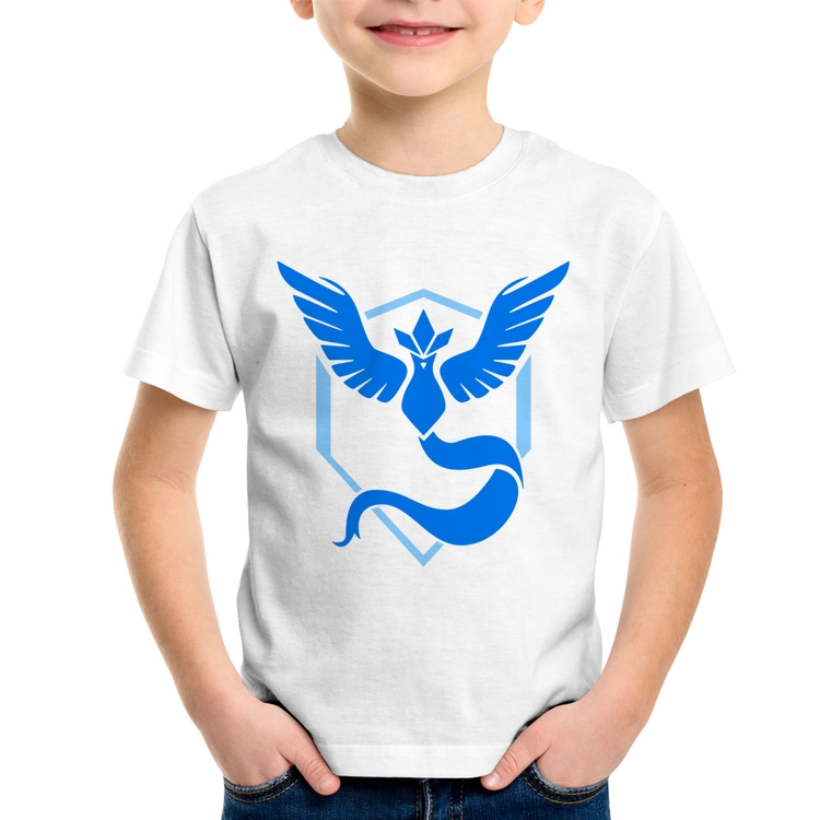 Camiseta Infantil Team Mystic