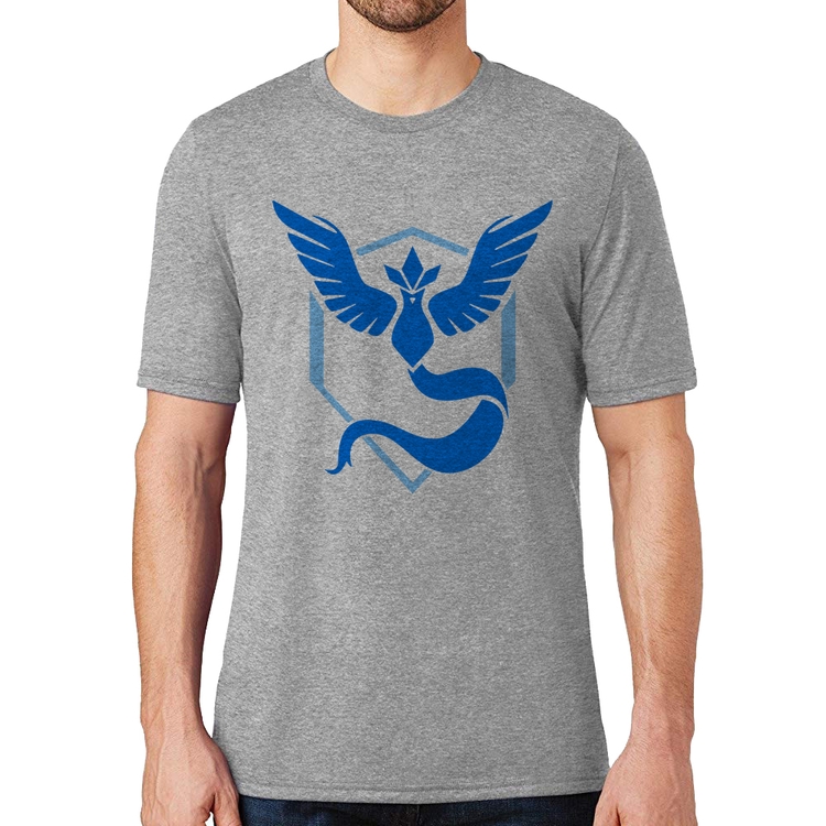 Camiseta Team Mystic - Cinza