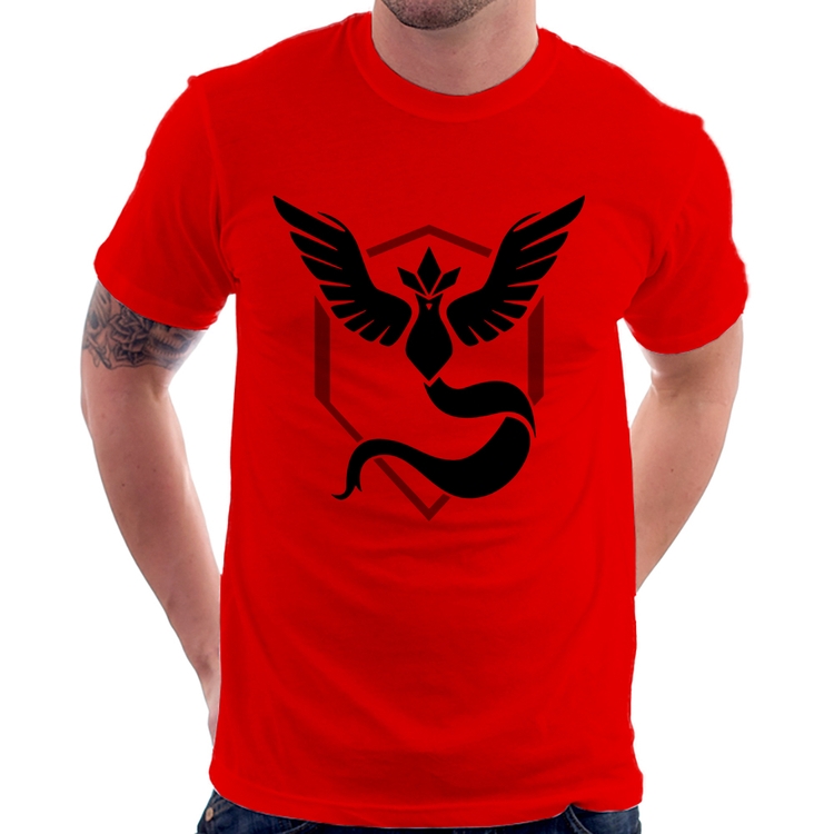 Camiseta Team Mystic - Vermelha