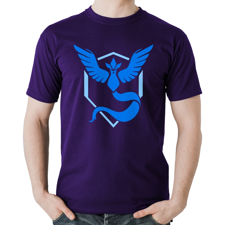 Camiseta Algodão Team Mystic - Roxa