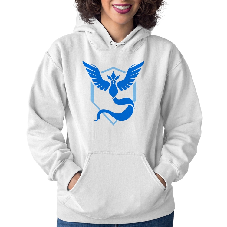 Moletom Feminino Team Mystic - Branco