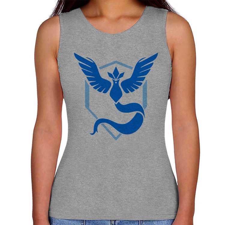 Regata Feminina Team Mystic - Cinza