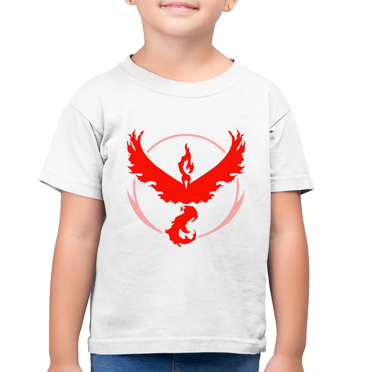 Camiseta Algodão Infantil Team Valor - Branca