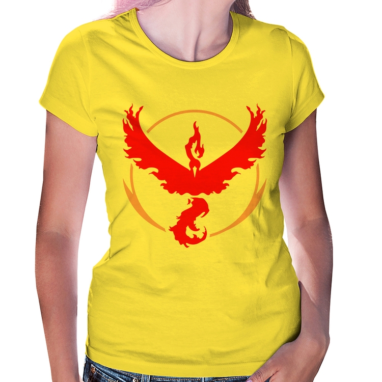 Baby Look Team Valor - Amarela