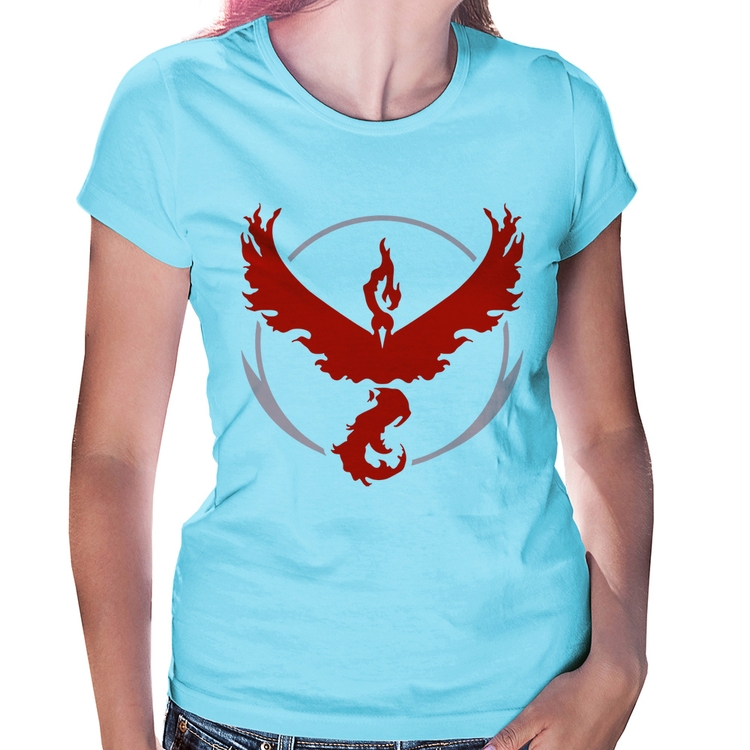 Baby Look Team Valor - Azul Bebê