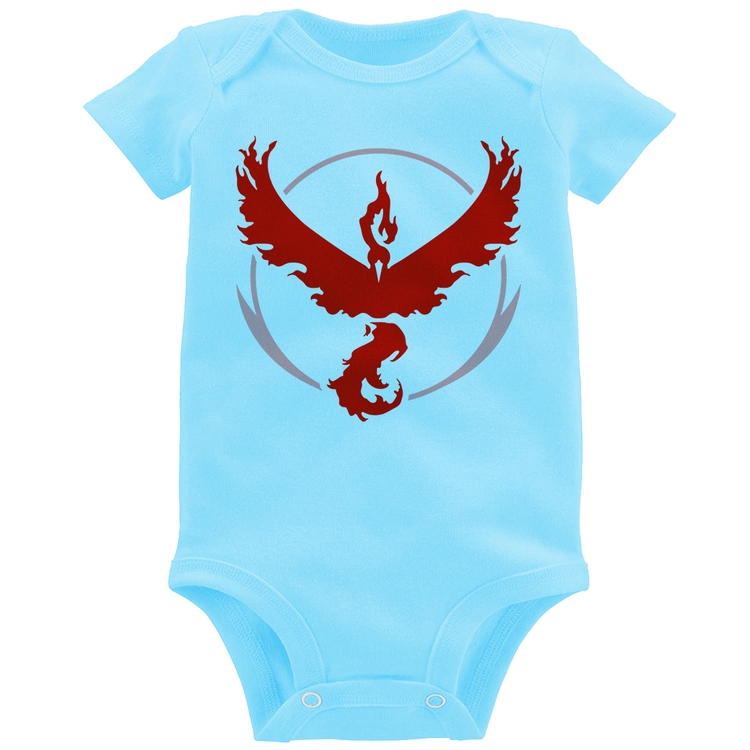 Body Bebê Team Valor - Azul Bebê