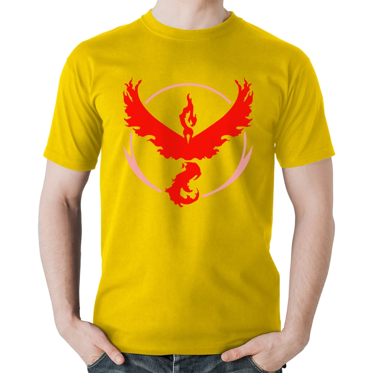 Camiseta Algodão Team Valor - Amarela