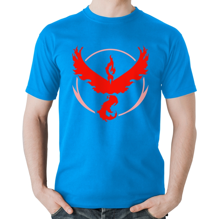 Camiseta Algodão Team Valor - Azul
