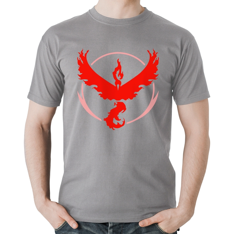 Camiseta Algodão Team Valor - Cinza