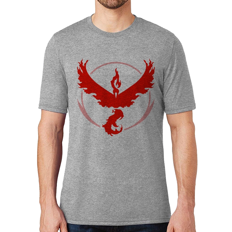 Camiseta Team Valor - Cinza